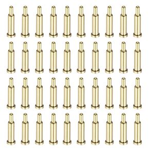 MECCANIXITY 40 قطعة 4.5 مللي متر مطلية بالذهب الربيع محملة PogoPins ، النحاس رأس كشتبان اختبار دبوس التحقيق الحالي استبدال موصل in Kuwait