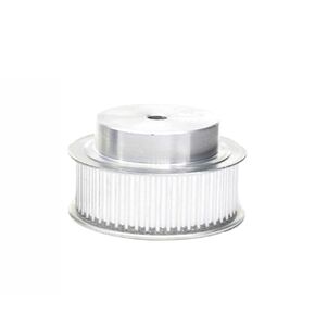 Timing Belt Drive Pulley 55T Aluminum Synchronizing Pulley Process Hole 12mm Slot Width 21/27mm(Width 27mm) in Saudi Arabia
