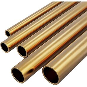 1pcs Brass Tube DIY Length 500mm Brass Round Tube Tube Round Diameter 15 16 17 18 19 20 22 23 24 25 MM(OD 19 x ID 17mm) in Kuwait