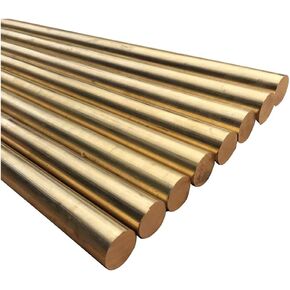 5pcs 100mm H62 Brass Rod, 4MM -28MM Round Copper Rod, DIY Handmade Industrial Multi-purpose Brass Round Rod(20x100mm) in Kuwait
