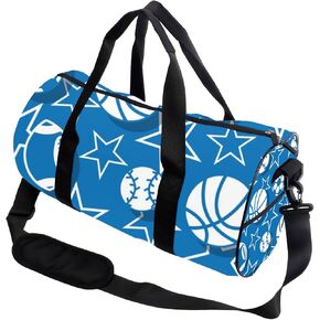 Festive Sports Print Stain- Resistant Mens Gym Bag Oxford Tote Bags Adjustable Shoulder Strap, Convertible Carry Backpack Cute Duffle Bag For Yoga Weekender Gym Gear For Women in Kuwait