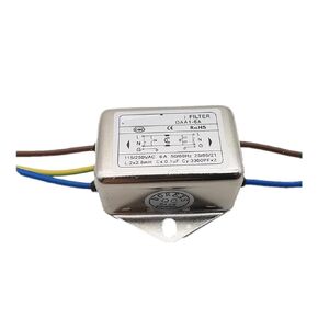 مرشح الطاقة الرصاص I DAA1-6A DAA1-10A مرحلة واحدة 220 فولت 6A 10A مضاد للتدخل (DAA1-10A 10A) in Kuwait