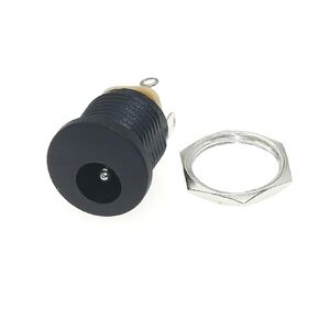 fengpeng 10pcs DC022 5.5 * 2.1mm DC Power Socket 3Pin Connectors Waterproof Female Plug Adapter Terminal Blocks .5x2.1(10 Piece) in Kuwait