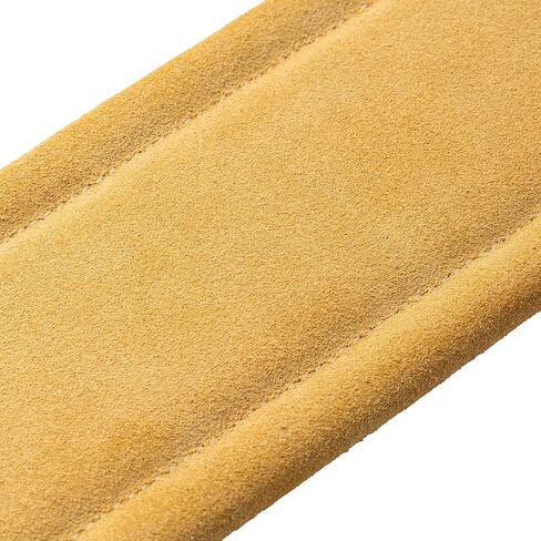 Levy's Leathers Best-Selling 3" Wide Amped Leather Series Guitar Strap with Foam Padding, Black with Tan Suede Backing, (M26SPD-BLK-TAN) in Kuwait