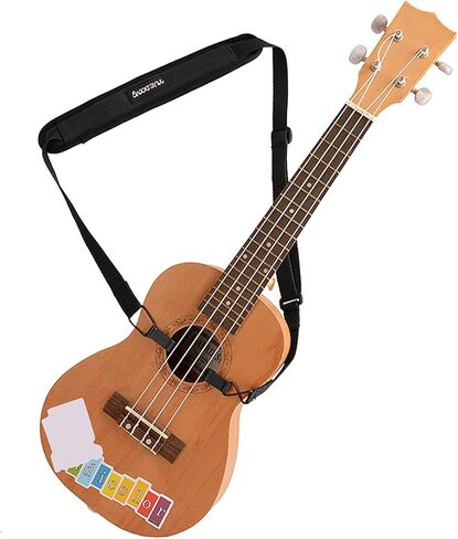 Adjustable Ukulele Strap No Drill Clip On Double J Hooks Shoulder Strap Fits Most Standard Ukuleles Musical Instrument Accessory Hands Free Small Guitar Hanging Belt in Saudi Arabia