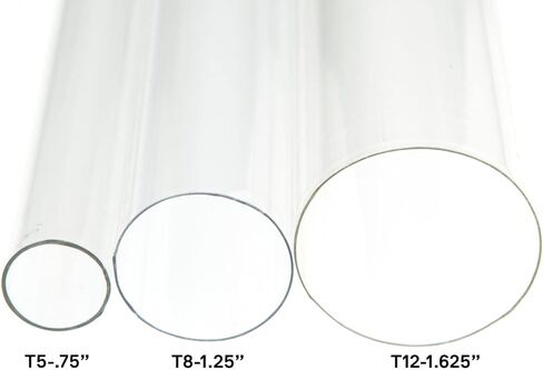 4' CLEAR TUBE GUARDS FOR T8/F32 FLUORESCENT TUBES (4) in Saudi Arabia