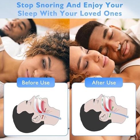 أجهزة مكافحة الشخير، مشبك أنف مغناطيسي مضاد للشخير، شريط أنف للشخير مع مغناطيس قابل للتعديل، موسع أنف مغناطيسي، حل للشخير للرجال والنساء، 8PCS-C in Kuwait