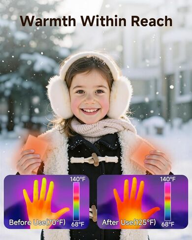 YOSHENNMO Hand Warmers Disposable - Up to 10 Hours of Heat, Super Long Lasting Air Activated Warmers, Quick & Easy Activation, Portable Odor, Free Warmth for Hands in Saudi Arabia