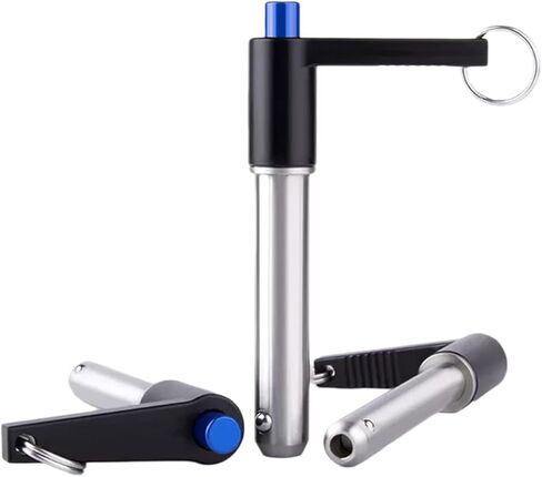 Locking Pins,1pc VCN118 Ball Head Fastening Locating Pin, L-Shaped Handle Button Quick Release Pin Accessories, VCN118-6-75mm ( Color : Model - Dia. - Length , Size : VCN118-6-80mm ) in Saudi Arabia