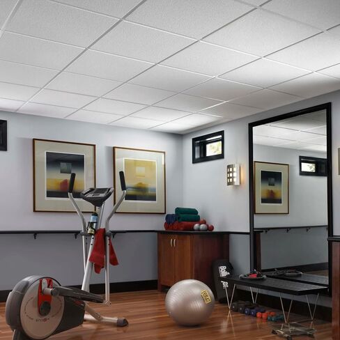 Armstrong Ceiling Tiles; 2x2 Ceiling Tiles - 16 pc White; Acoustic Ceilings for Suspended Grid; Sahara 271 in Saudi Arabia
