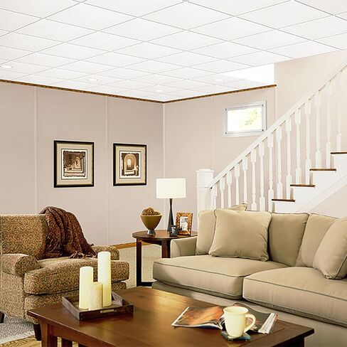 Armstrong Ceiling Tiles; 2x2 Ceiling Tiles - 16 pc White; Acoustic Ceilings for Suspended Grid; Sahara 271 in Saudi Arabia