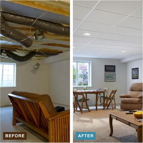 Armstrong Ceiling Tiles; 2x2 Ceiling Tiles - 16 pc White; Acoustic Ceilings for Suspended Grid; Sahara 271 in Saudi Arabia