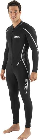 SEAC Invidia Man, 3 mm Neoprene, Ultrastretch, one-Piece Wetsuit with Front Zip for Diving, Snorkeling and Freediving in Saudi Arabia