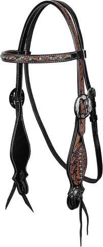Showman Midnight Wing Browband Headstall & Breast Collar Set in Saudi Arabia
