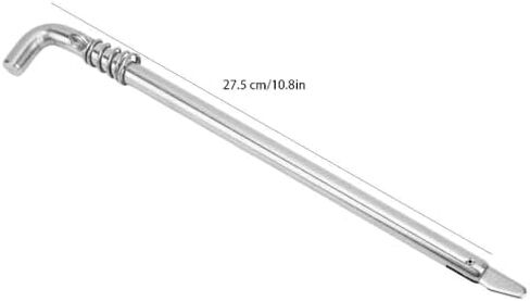 قضيب إمالة خارجي من الفولاذ المقاوم للصدأ 688-43160-01 لجزء استبدال المحرك ثنائي الأشواط مع قفل دبوس (10.8x1.78x0.6 بوصة) in Kuwait