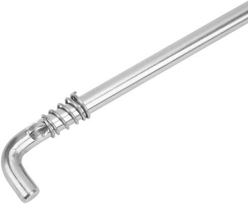 قضيب إمالة خارجي من الفولاذ المقاوم للصدأ 688-43160-01 لجزء استبدال المحرك ثنائي الأشواط مع قفل دبوس (10.8x1.78x0.6 بوصة) in Kuwait