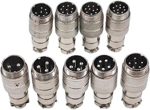 Male Plugs GX16 Connector Docking 2Pin 3pin 4pin 5pin 6pin 7pin 8pin 9pin 10pin L73 RS765 DF16 M16 1Pcs(7Pin Male Plug) in Saudi Arabia