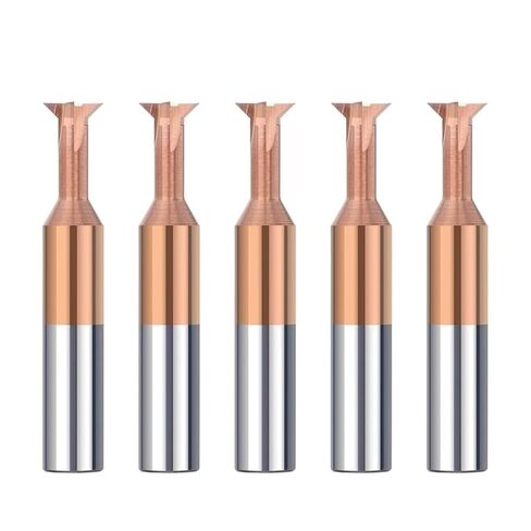 5pcs/Set,45° 60° 1.5-16mm Carbide Dovetail Milling Cutter, Slotting Machining Tool for CNC(60°,TICN Coating,4.0mm) in Saudi Arabia