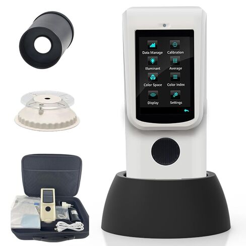 Portable Spectrocolorimeter Grating Spectrophotometer with Dual Row 24 Groups Sensor Planar Grating Method Repeatability ΔE*ab＜0.1 Aperture Ø8mm Repeatability ΔE*ab＜0.1 Accuracy 0.1 in Saudi Arabia