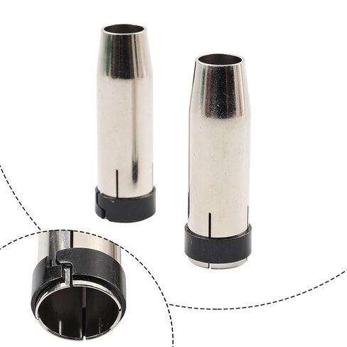 Welding Torch MB 24KD Gas Nozzle Conical Copper Silver for MIG in Saudi Arabia