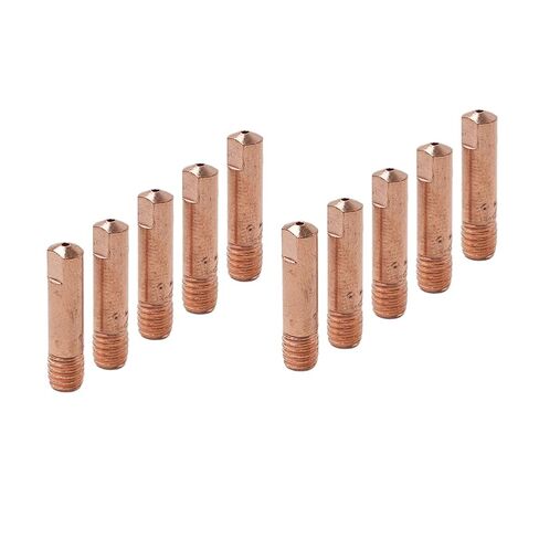 MIG Welding Gun Accessory Gas Diffusers Tip Holders Mig Nozzle 10x Tips 0.6mm/0.8mm/0.9mm/1.0mm/1.2mm .040 in Saudi Arabia