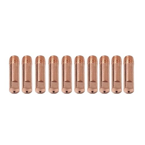 MIG Welding Gun Accessory Gas Diffusers Tip Holders Mig Nozzle 10x Tips 0.6mm/0.8mm/0.9mm/1.0mm/1.2mm .040 in Saudi Arabia