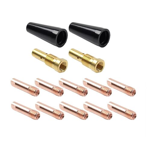MIG Welding Equipment Gasless Nozzle Contact Tips Kit 0.030" for MB14AK Torch 2Pcs in Saudi Arabia