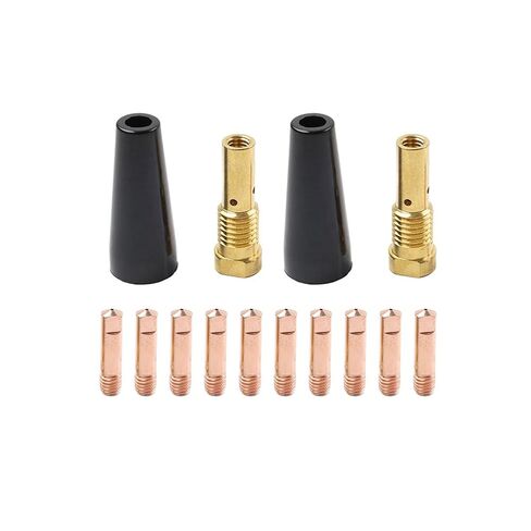 MIG Welding Equipment Gasless Nozzle Contact Tips Kit 0.030" for MB14AK Torch 2Pcs in Saudi Arabia