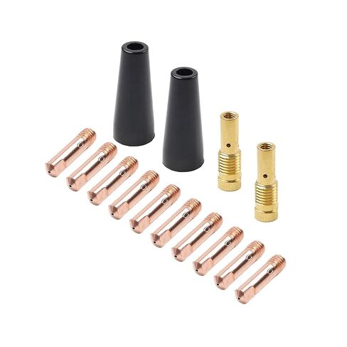 MIG Welding Equipment Gasless Nozzle Contact Tips Kit 0.030" for MB14AK Torch 2Pcs in Saudi Arabia