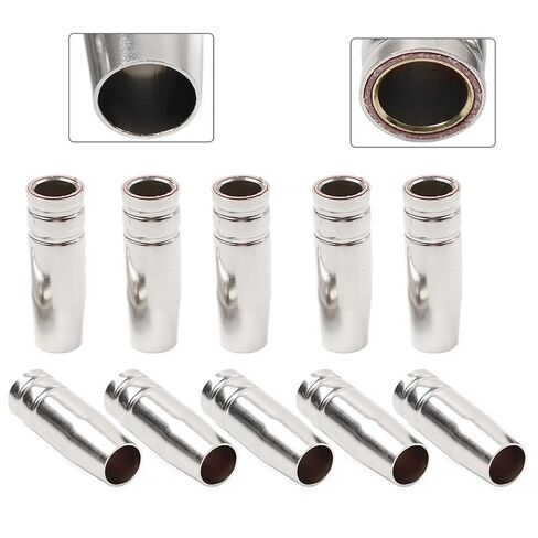 Nozzle 10pcs Conical Shield Cup Contact Tip Holder Fors MB14/15AK MIG Welding Torches in Saudi Arabia