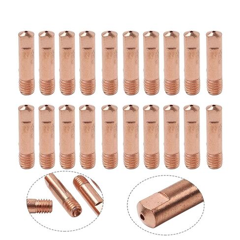 20x Tips 0.6mm/0.8mm/0.9mm .030 Mig Welding Nozzle MIG Gun Accessory Gas Diffusers Tip Holders in Saudi Arabia