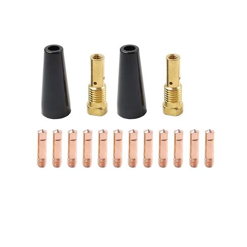 2Pcs Gasless Nozzle MIG Welding Equipment Contact Tips Kit 1.6mm for MB 14AK Torch in Saudi Arabia