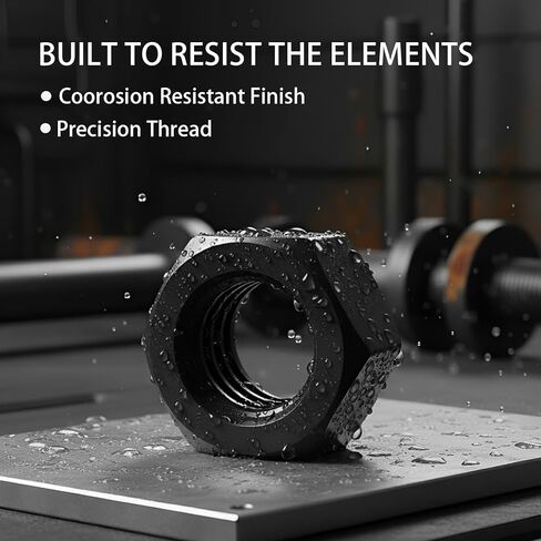 M4 Hex Nuts 100PCS M4 Nuts M4-0.7 Metric Nuts Black Carbon Steel Hex Nuts 6.5mm Width 3.8mm Height Metric Fasteners for 3D Printer RC Car Small Equipment Assembly in Saudi Arabia