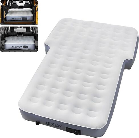 GOTIDY SUV Air Mattress Camping Bed Back Seat، 10 بوصة سميكة للغاية قابلة للنفخ سيارة SUV، مرتبة هوائية لفورد برونكو 2021 2022 Toyota 4runner Jeep JK Unlimited 4 أبواب (مزدوج) in Kuwait