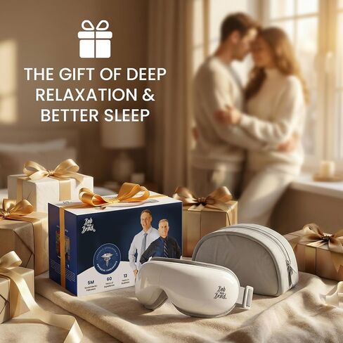 جهاز تدليك العين من بوب آند براد مع الحرارة والتبريد، مؤهل من FSA-HSA، قناع تدليك العين الساخن EyeOasis 3 للعيون الجافة، والصداع النصفي، وتخفيف الصداع، وتقليل الإجهاد، وتحسين النوم، وعيد الأم in Kuwait