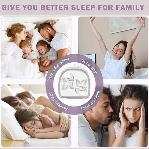 حل الشخير - أجهزة مكافحة الشخير، 2 عبوة جهاز سدادة الشخير للرجال والنساء - H89 in Kuwait