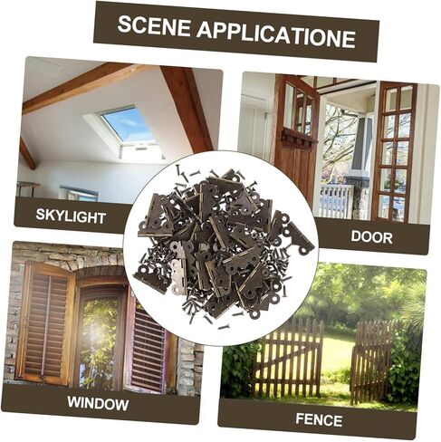 144pcs Vintage Butterfly Hinges for Boxes Easy to Install Resistant for Jewelry Wine Boxes Cabinets and Projects in Saudi Arabia