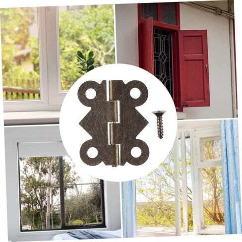 144pcs Vintage Butterfly Hinges for Boxes Easy to Install Resistant for Jewelry Wine Boxes Cabinets and Projects in Saudi Arabia
