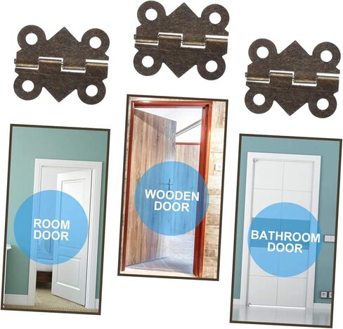 144pcs Vintage Butterfly Hinges for Boxes Easy to Install Resistant for Jewelry Wine Boxes Cabinets and Projects in Saudi Arabia