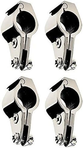 Four Units of Stainless Steel Bimini Top Hinge - Rail Mounts 7/8" in Saudi Arabia