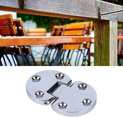 Flip Hinge, 6Pcs Folding Zinc Alloy Butt Hinges, Furniture Hardware Fittings for Wardrobe Drawer, 90 Degree Folding in Saudi Arabia