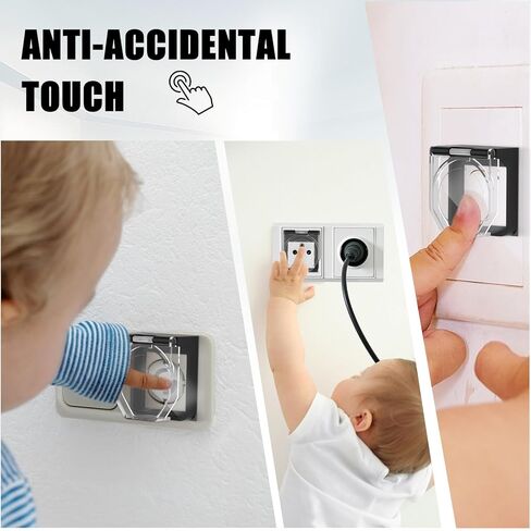 APIELE Power Push Button Switch Cover with Spring Dustproof and Waterproof Safety Protector Square Hole for 22mm 7/8" Mounting in Saudi Arabia