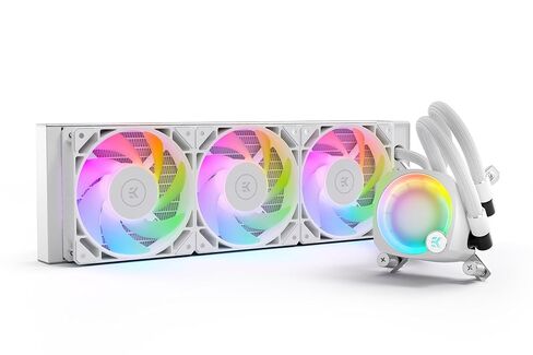 EKWB EK-NUCLEUS AIO CPU CORNER CR360 LUX ، Digital RGB ، White in Saudi Arabia