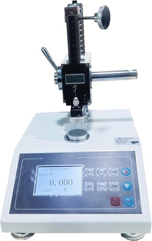 Spring Force Tester Meter with Printer Spring Extension Compression Machine with Maximum Testing Load 10N/1Kg/2.2Lb Printed&Stored Maximum,Minimum&Mean Value Resolution 0.001N/0.0001Kg/0.0001Lb in Saudi Arabia