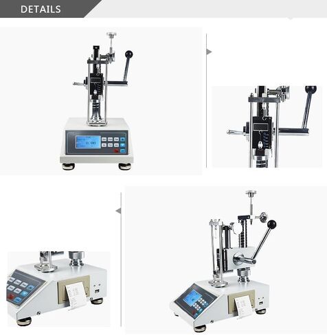 Spring Force Tester Meter with Printer Spring Extension Compression Machine with Maximum Testing Load 10N/1Kg/2.2Lb Printed&Stored Maximum,Minimum&Mean Value Resolution 0.001N/0.0001Kg/0.0001Lb in Saudi Arabia