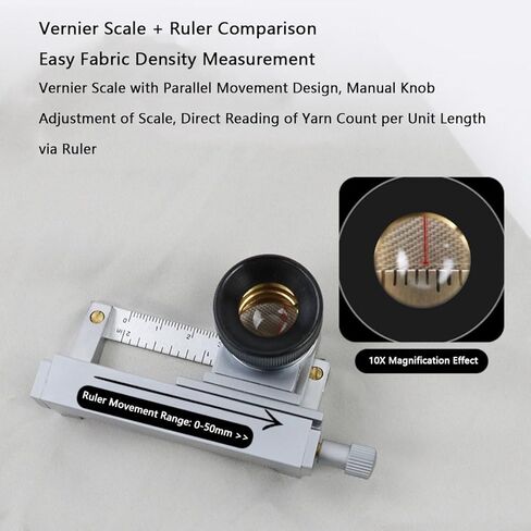 Y511B Fabric Density Mirror Analyzer Warp and Weft Measuring Instrument 10/20x in Saudi Arabia
