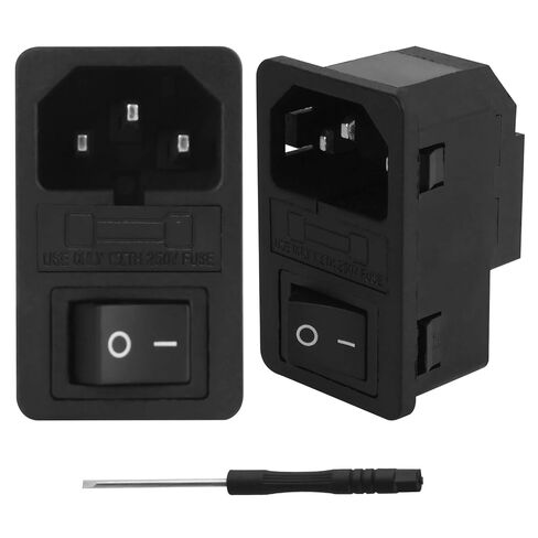 Main Power Switch 10A 250V 3 Pin with A Screwdriver, for ComfortBilt Pellet Stove ComfortBilt HP21 ComfortBilt HP22 ComfortBilt HP41 ComfortBilt HP42 ComfortBilt HP50 ComfortBilt HP50GC AC-01 in Kuwait