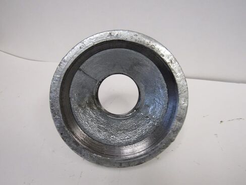 اقتران تخفيض الجرس المجلفن، خيط NPT أنثى مقاس 3 بوصة × 2 بوصة، حديد قابل للطرق، متوافق مع ASTM، تشطيب مجلفن لتطبيقات الماء والهواء والبخار in Kuwait