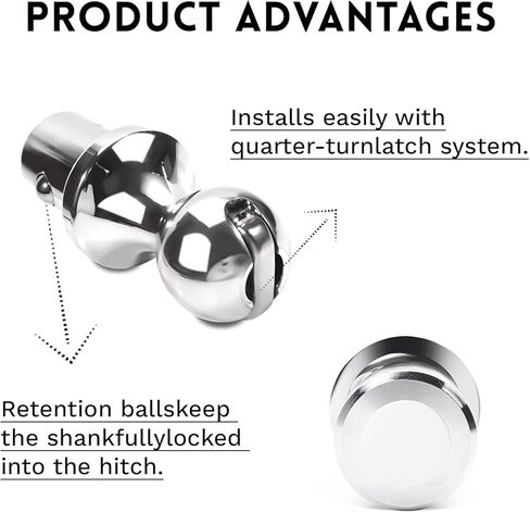 60638 Puck System Gooseneck Hitch Ball Kit fits for 2013-2025 Dodge RAM 2500 3500 2-5/16-Inch Ball - 38000 lbs GTW/ 9500 lbs VTW (W/Toolbox) in Saudi Arabia
