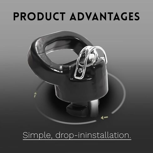 60638 Puck System Gooseneck Hitch Ball Kit fits for 2013-2025 Dodge RAM 2500 3500 2-5/16-Inch Ball - 38000 lbs GTW/ 9500 lbs VTW (W/Toolbox) in Saudi Arabia
